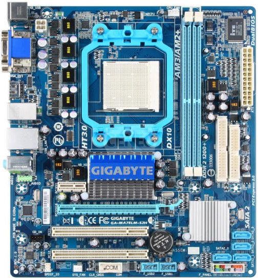 Gigabyte ga ma78lmt s2 подключение