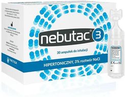 Tactica Pharmaceuticals Nebutac 3 Hipertoniczny 3% Roztwór Nacl Do Inhalacji 30X 4 Ml - Wyposażenie medyczne