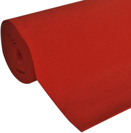 vidaXL Czerwony dywan 1 x 5 m Extra gęsty 400 g/m2