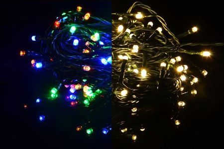 Łańcuch oświetleniowy świąteczny 400 LED - 9 funkcji migających - 39,9 m
