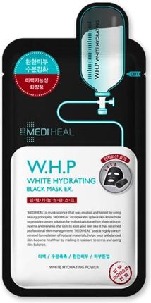 Mediheal WHP White Hydrating Black Mask EX Czarna maska nawilżająco wybielająca do twarzy 25ml