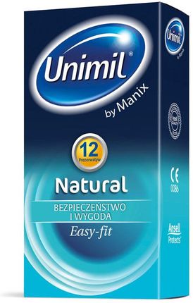 Unimil Natural klasyczne prezerwatywy 12 szt.