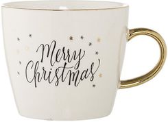 Kubek ceramiczny (złoty) Merry Christmas Bloomingville - zdjęcie 1