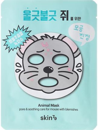 Skin79 Animal Mask Maska W Płacie Redukująca Pory Mouse Myszka 23g