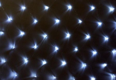 Świąteczne oświetlenie - świecąca sieć 1,5 x 1,5 m - zimne białe 100 LED