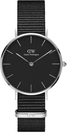Daniel Wellington Classic Petite Black Cornwall Silver DW00100216