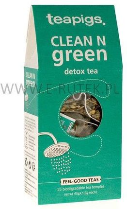 Teapigs Clean N Green Detox Tea 15 Piramidek