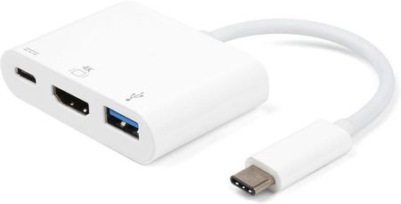 eSTUFF Kabel USB-C - HDMI, Displatport, USB3.0 (ES623001WH)