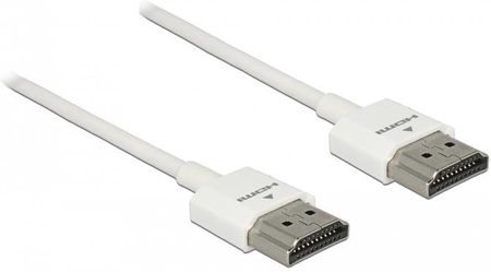 Delock Kabel HDMI - HDMI 0.25m Biały (85120) 