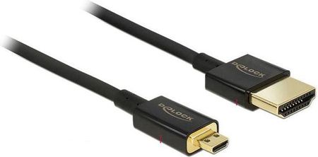 Delock Kabel HDMI - Micro HDMI 0.25m Czarny (85119) 