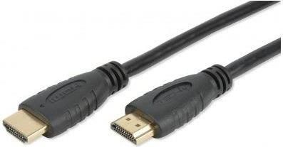 Techly Kabel HDMI - HDMI 0.5m Czarno-żółty (025893)
