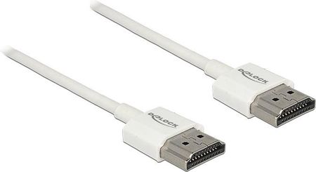 Kabel Delock HDMI - HDMI 2m Biały (85137) 