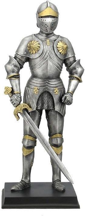 RyRy様 Rycerz w zbroi z tarczą veronese wu72053a4 - Aleprezent