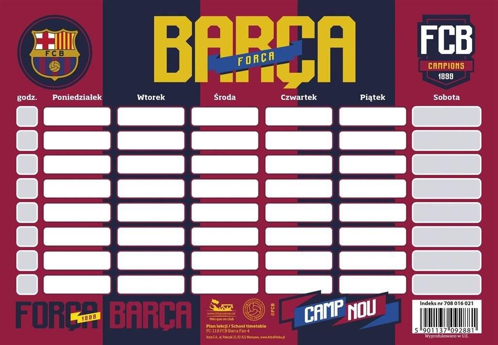 Astra Plan Lekcji Fc-118 Barca Fan 4 - Ceny i opinie - Ceneo.pl