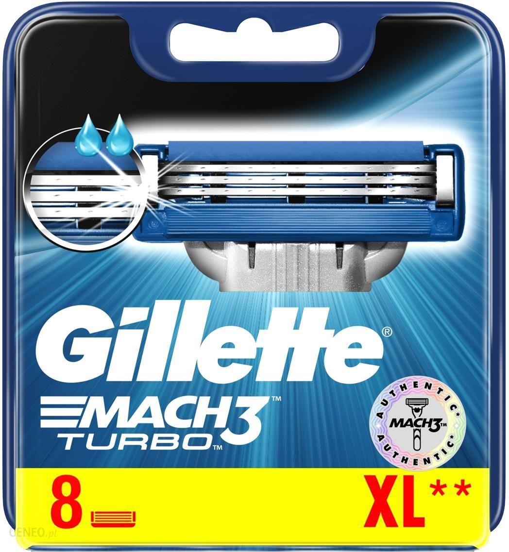 Gillette Mach3 Turbo wkłady do maszynki do golenia 8 sztuk