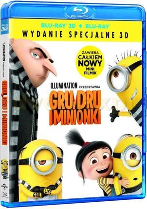 Gru, Dru i Minionki (Wydanie Specjalne) [Blu-Ray 3D]+[Blu-Ray]