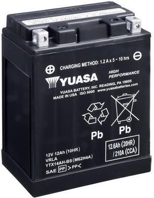 YUASA  12AH/210 12V L+ / YUASA MOTOCYKLE YTX14AH-BS