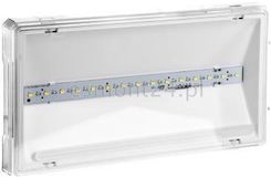Oprawa awaryjna EXIT L IP65 ECO LED AT 3W 340lm 1h jednozadaniowa biała ETL/3W/E/1/SE/AT/WH