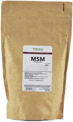 MSM Metylosylfonylometan Siarka organiczna proszek 500 g