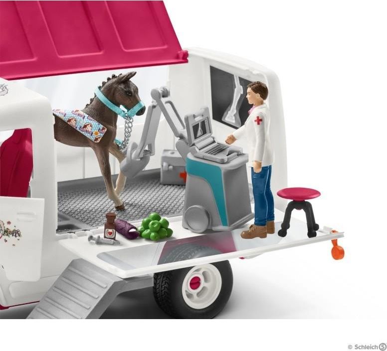 Schleich Mobilna lecznica dla zwierząt 42370 - zdjęcie 2 Schleich Mobilna lecznica dla zwierząt 42370