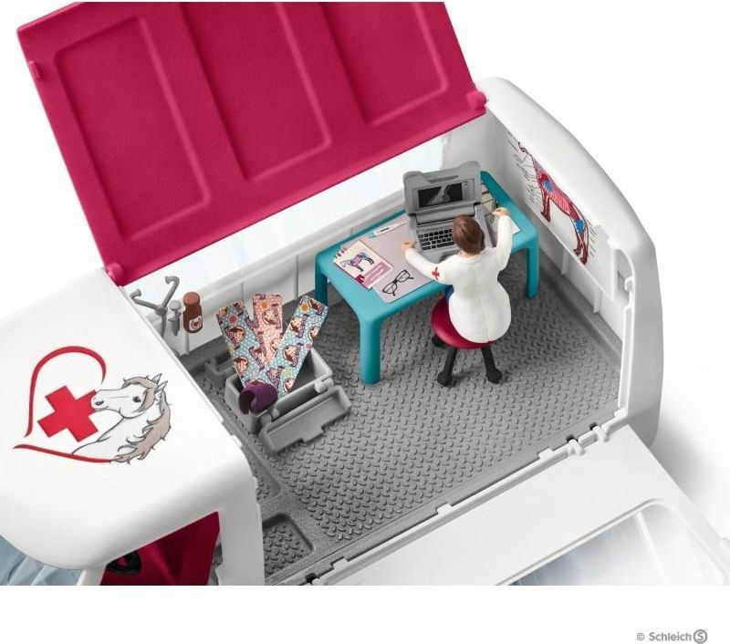 Schleich Mobilna lecznica dla zwierząt 42370 - zdjęcie 3 Schleich Mobilna lecznica dla zwierząt 42370
