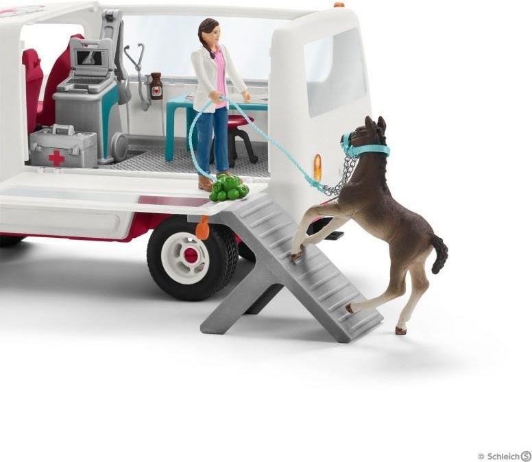 Schleich Mobilna lecznica dla zwierząt 42370 - zdjęcie 5 Schleich Mobilna lecznica dla zwierząt 42370