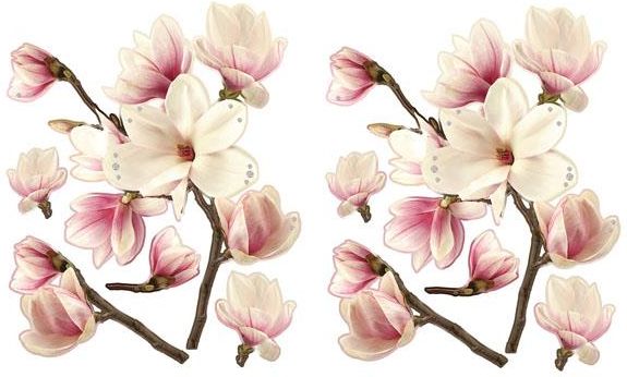 Castorama Naklejka Samoprzylepna Magnolia 65x45 Cm 2 Szt Opinie I