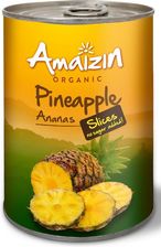 Amaizin Ananas Plastry W Syropie Puszka Bio 400 G - zdjęcie 1