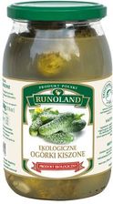 Zdjęcie Runoland Ogórki Kiszone Bio 820 G 460 G - Kamienna Góra