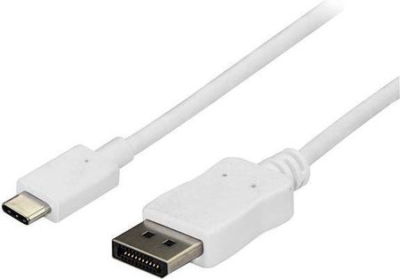 StarTech Kabel USB-C - DisplayPort 1,8m Biały (CDP2DPMM6W)