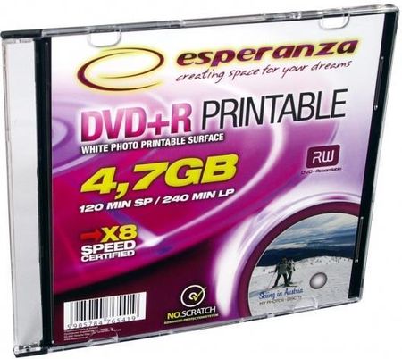 Esperanza DVD+R 4.7GB x16 200 sztuk