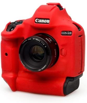 EasyCover Osłona gumowa dla Canon 1Dx Mark II czerwony (ECC1DXMIIR)