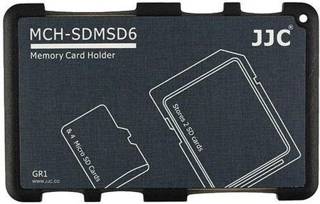 JJC Etui na karty 2x SD, SDHC, SDXC, 4x microSD (MCHSDMSD6GR)