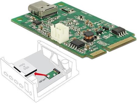Delock Mini PCI Card USB Type-C 3.1 (95259)