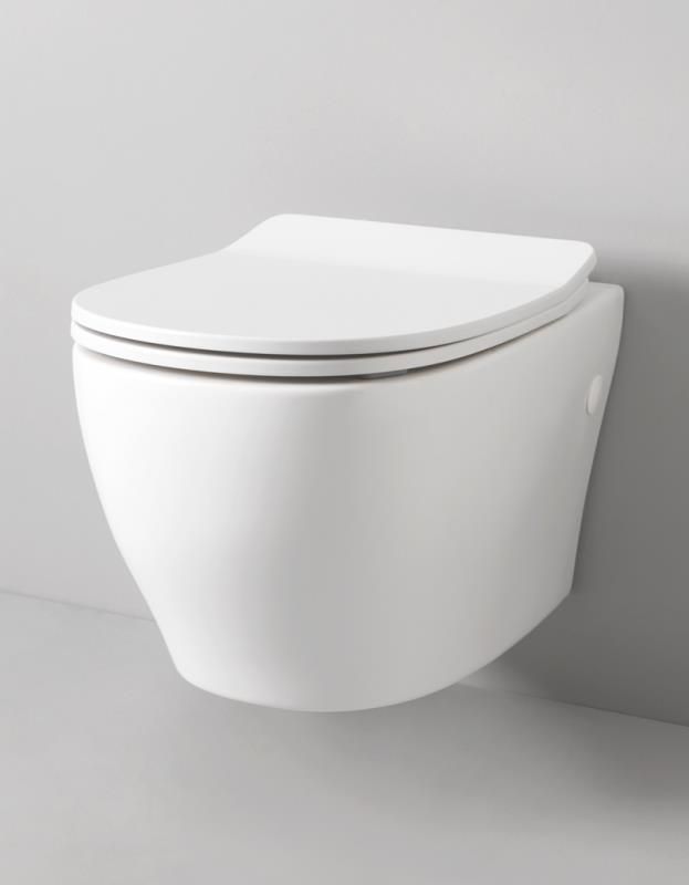 WC-Sitz Für Art Ceram Ten – Wie Original, Thermobeständig, Weiß, Edelstahl-Scharniere