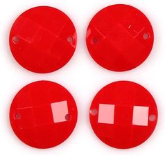 Zdjęcie Rico Design koraliki ozdobne 4szti czerwone - Aleksandrów Kujawski