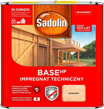 Sadolin Impregnat Techniczny Base Hp Bezbarwny 2,5L (5260036)