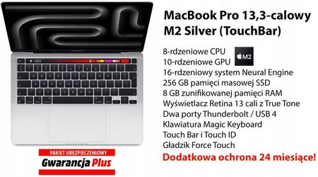 MacBook本体 MacBook Pro 13 touch-bar i5 8GB 256GB Apple MacBook Pro 13 i5-8259U 8GB 256SSD TOUCH BAR | Laptopy