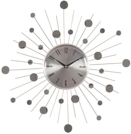 Zegar ścienny Splendid, LUSTRO srebrny, średn. 50 cm