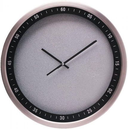 Zegar ścienny Splendid, KOMPAS, srebrny, śr. 35,3 cm