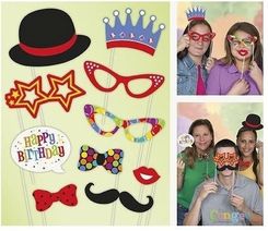 Zdjęcie unique Foto rekwizyty Happy Birthday 10szt - Bydgoszcz