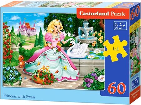 Castorland Puzzle Princess With Swan 80 