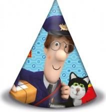 Czapeczki Papierowe Listonosz Pat I Kot Postman Pat 6szt Czpap7181