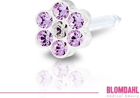 Blomdahl Daisy Violet/ Crystal 5 Mm 