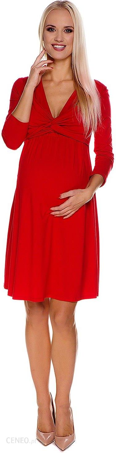Sukienka do karmienia Louise czerwona - sukienka ciążowa - Ceny i opinie -  
