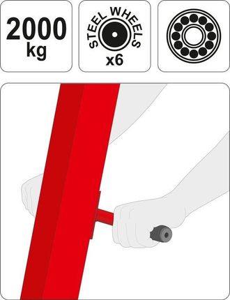 Żuraw warsztatowy Yato Yt-55557 - zdjęcie 3