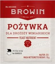 Zdjęcie browin Pożywka dla drożdży winiarskich 10g - Siechnice