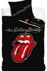 Pościel Młodzieżowa Rolling Stones Czarna 224 160x200NP 2 części