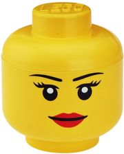 LEGO Głowa Dziewczynka Duża - Skrzynie i pojemniki na zabawki