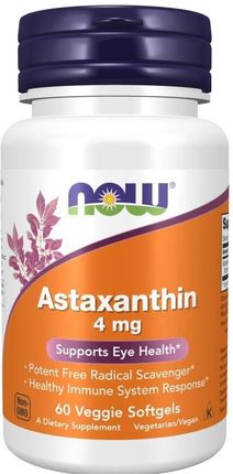 NOW Astaxanthin 4mg 60 kaps